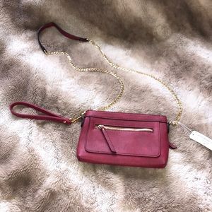 NWT vegan leather crossbody
